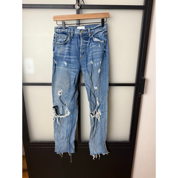 NWOT Boyish Tommy High Rise Straight Jeans in Room Service Size 25 - Picture 1 of 10
